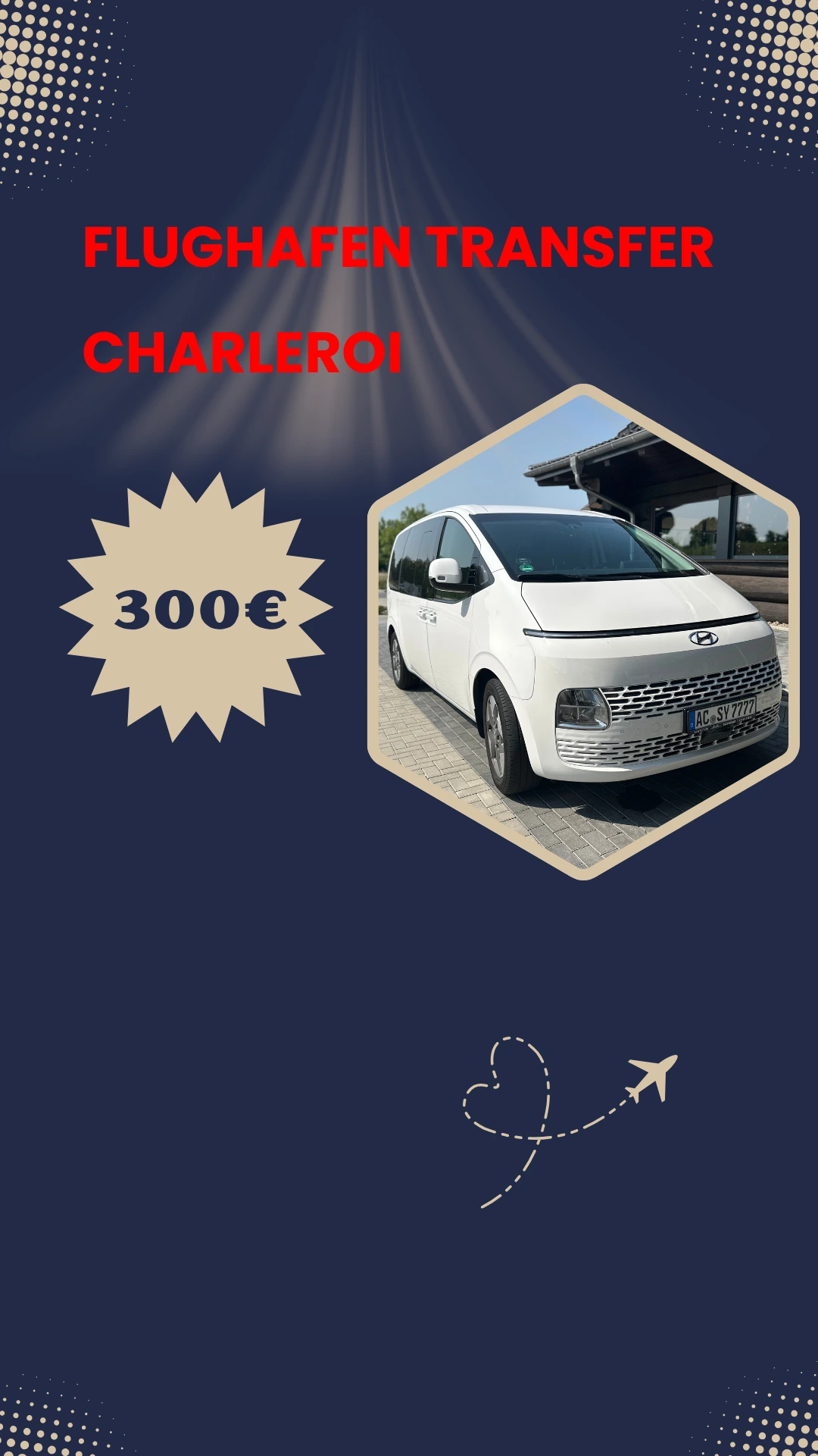 Flughafentransfer Charleroi ab 280€ – GO Würselen